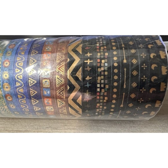 26 Rolls Washi Tape Multicolor Metallic Crafts Scrapbook Junk Journal Gift Wrap - Picture 5 of 14